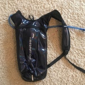 Straw and water holder backpack